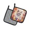 Edge Collections - Multicolor - Autumn Cats Decorative Oven Pot Holders Pair - 2 Piece